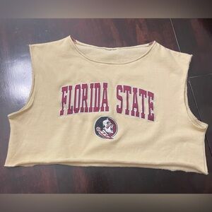 Florida State Women's Custom FSU Crop Top